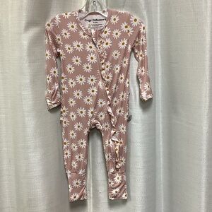 Pink Daisy Kids Footie